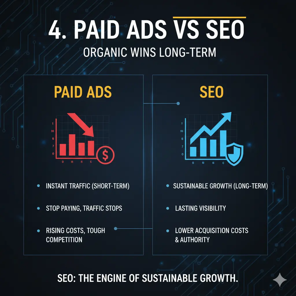 PAID ADS VS SEO